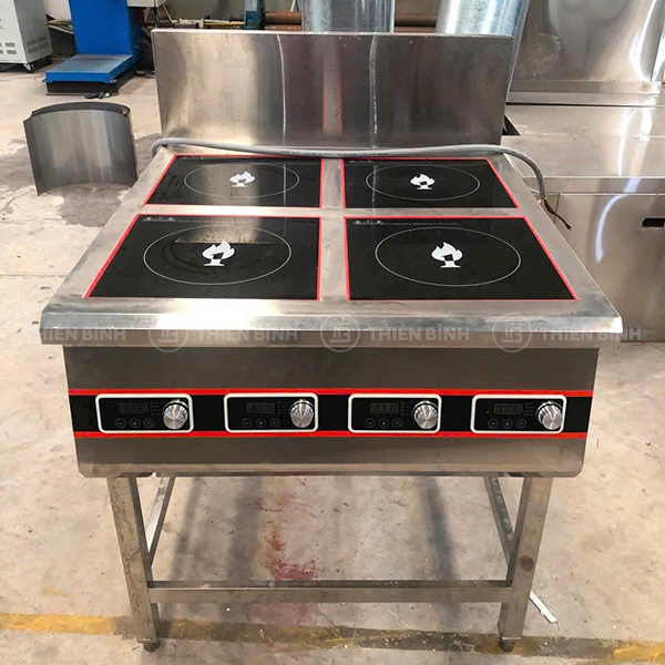 Bếp âu điện từ 5kW x 4 họng 2 bếp âu điện từ 5kW x 4 họng