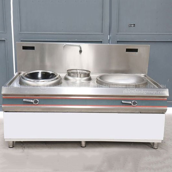 Bếp từ công nghiệp đôi 15kW mặt kính và xào trực tiếp 2 Bếp từ công nghiệp đôi mặt kính và xào trực tiếp