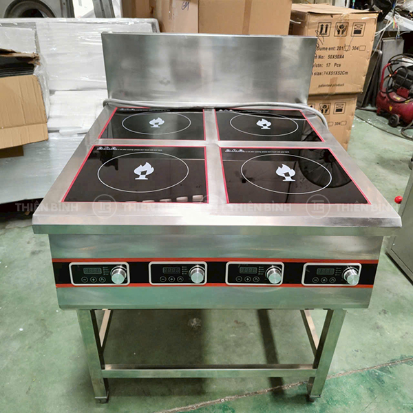 Bếp âu điện từ 5kW x 4 họng 3 bếp âu điện từ 5kW x 4 họng