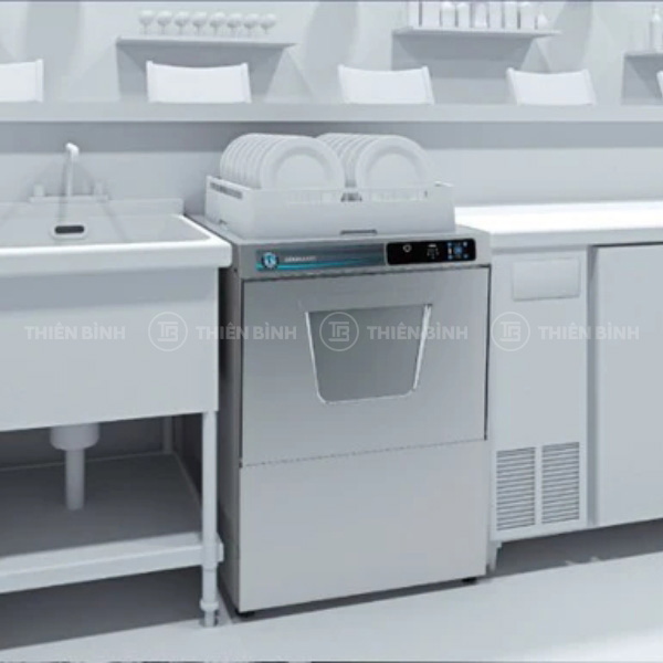 Máy rửa chén công nghiệp dưới bàn Hoshizaki HW-320B R 3 Hình ảnh mô phỏng máy rửa chén công nghiệp dưới bàn Hoshizaki HW-320B R