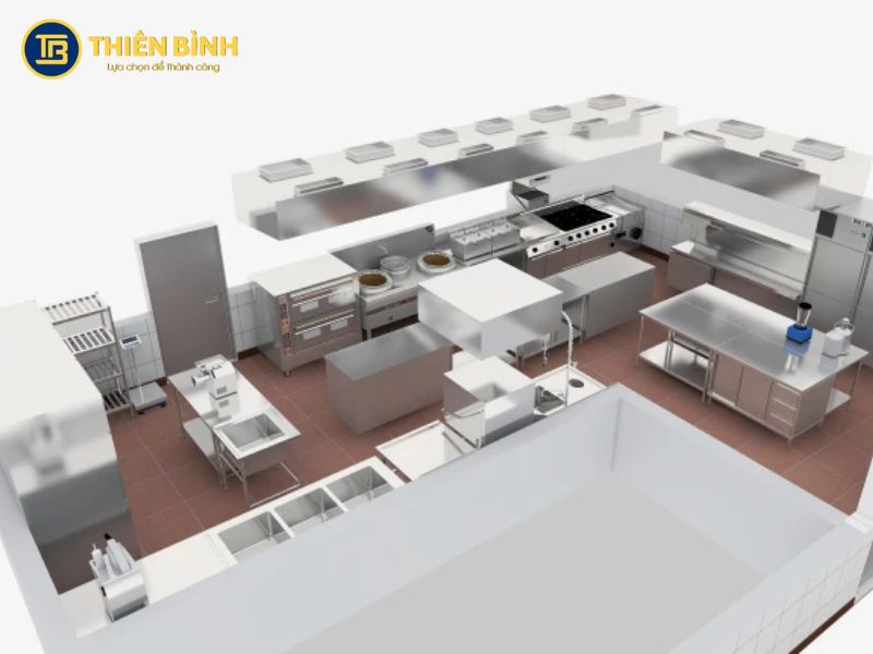 Tư vấn thiết kế bếp ăn siêu thị hợp xu hướng hiện nay 5 Chi phí thiết kế bếp ăn siêu thị