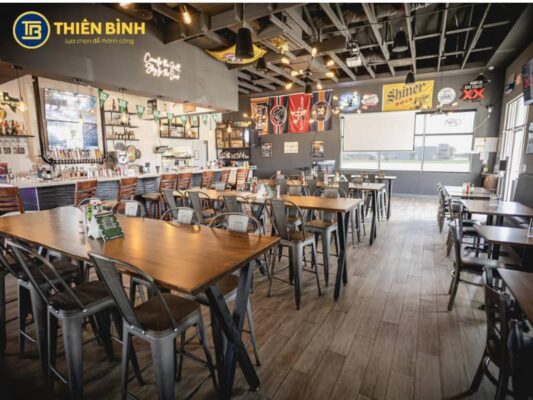 thiết kế bếp ăn quán nhậu, quán bia