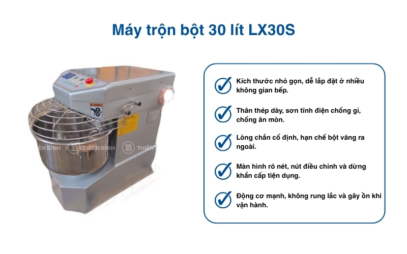 Máy trộn bột 30 lít LX30S 2 Ảnh máy trộn bột LX30S