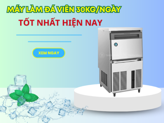 Top 5 máy làm đá 30kg/ngày giá rẻ, chất lượng, tiết kiệm điện cho quán cà phê và nhà hàng nhỏ 1