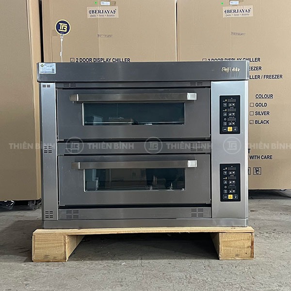 Lò nướng điện 2 tầng 4 khay Fuji Air FJ-2D-4 2 Ảnh thực tế lò nướng 2 tầng 4 khay Fuji Air FJ-2D-4