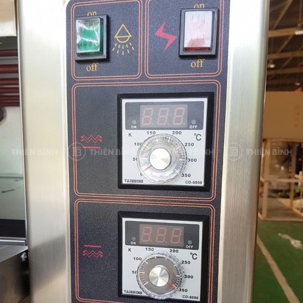 Lò nướng Hongling 3 tầng 6 khay XYF-3KA-T 3 Bảng điều khiển lò Hongling XYF-3KA-T