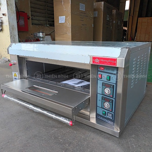 Lò nướng 1 tầng 2 khay Hongling XYF-1HP (có lưới tản nhiệt) 4 Khoang lò nướng 1 tầng 2 khay Hongling XYF-1HP