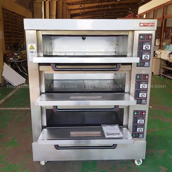 Lò nướng Hongling 3 tầng 6 khay XYF-3KA-T 2 Khoang lò nướng Hongling XYF-3KA-T