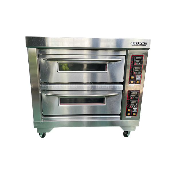 Lò nướng 2 tầng 4 khay dùng điện Berjaya BJY-E12KW-2BDD