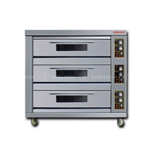 Lò nướng 3 tầng 6 khay dùng gas Berjaya BJY-G180-3BD