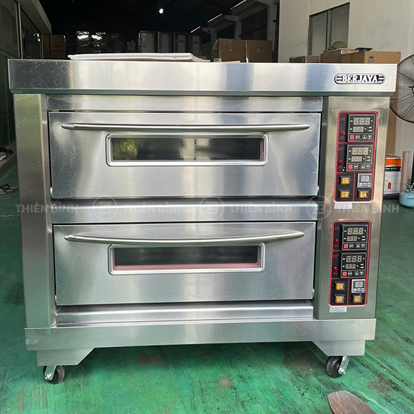Lò nướng Berjaya 2 tầng 4 khay điện BJY-E13KW-2BDD 2 Lò nướng Berjaya BJY-E13KW-2BDD