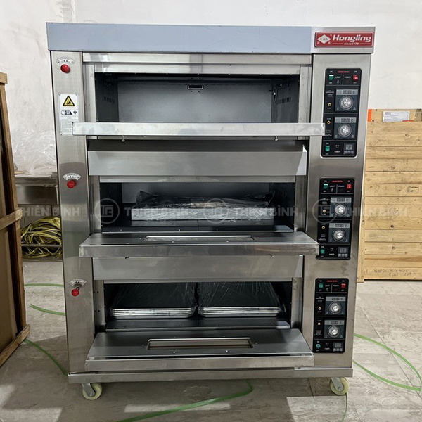 Lò nướng 3 tầng 6 khay gas Hongling HLY-306F 2 Lò nướng gas Hongling HLY-306F