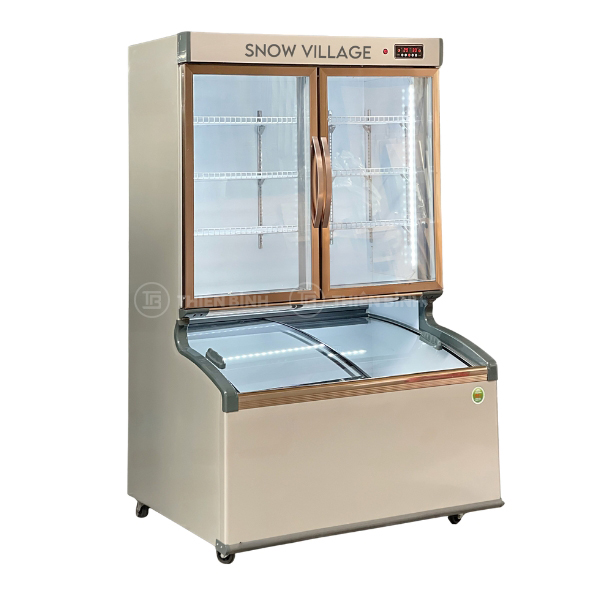 Tủ lạnh trưng bày đông mát Snow Village LMD-1262QK 3 Ảnh tủ lạnh trưng bày Snow Village LMD-1262QK