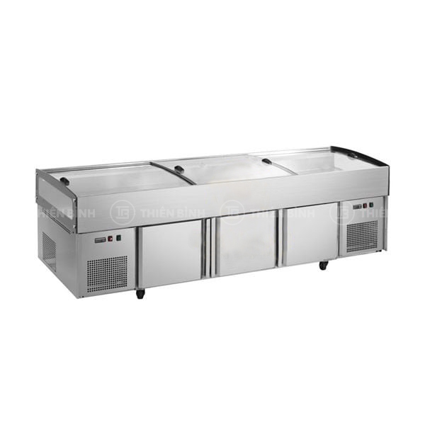 Ảnh tủ lạnh trưng bày trên mát - dưới đông 1m8 Snow Village BT-B1.8C-D