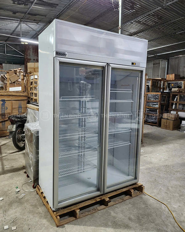 Tủ mát trưng bày 2 cánh kính Kincool KC-GD2P 2 Ảnh tủ mát Kincool KC-GD2P