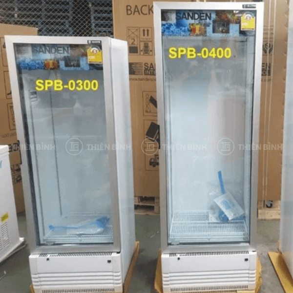 Tủ mát inverter Sanden 1 cánh kính SPB-0300 2 Ảnh tủ Sanden 1 cánh kính SPB-0300