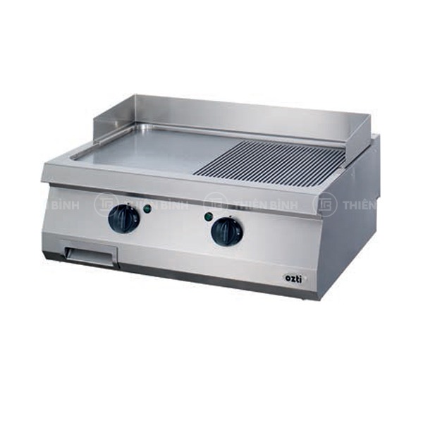 Bếp chiên phẳng nhám điện Ozti OGE 8070 1/2 N