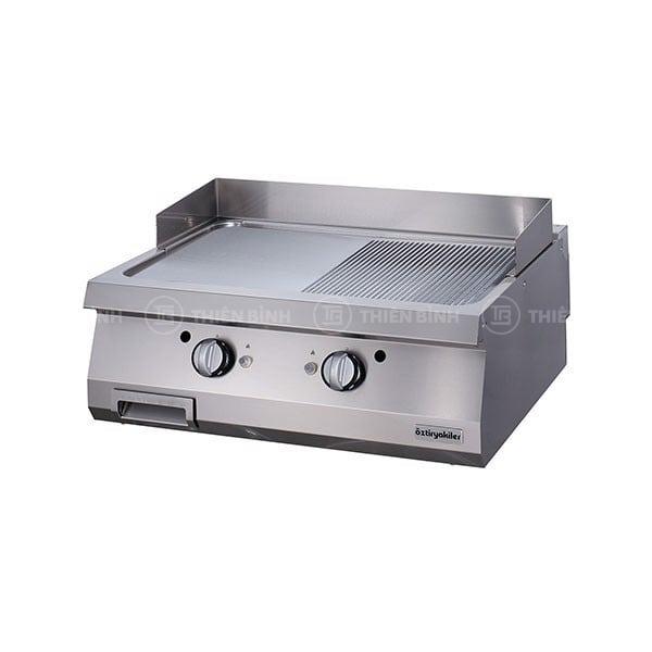 Bếp chiên rán gas phẳng nhám Ozti OGG 8070 1/2 N
