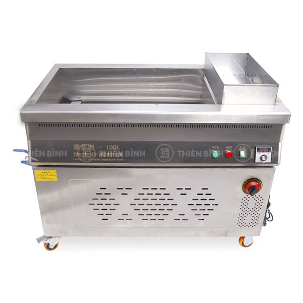 Bếp chiên tách dầu 100L dùng gas