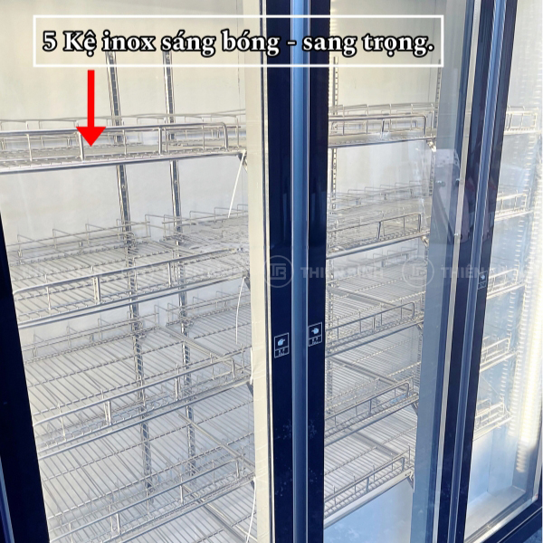 Tủ lạnh trưng bày nước ngọt - bia Snow Village LC-1800B 13 Kệ tủ Snow Village LC-1800B