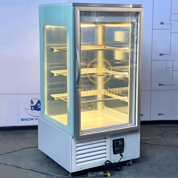 Tủ mát trưng bày 1 cánh kính Snow Village LC-400 4 Mặt sau tủ mát Snow Village LC-400