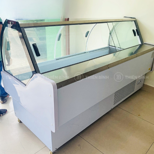 Tủ mát trưng bày thịt tươi 2m Snow Village SC-2.0 (Coil) 3 Mặt sau tủ mát Snow Village SC-2.0 (Coil)