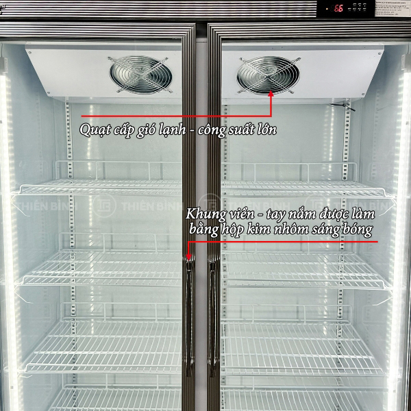 Tủ đông trưng bày 2 cánh kính Snow Village LD-1260FA 9 Tủ đông Snow Village LD-1260FA