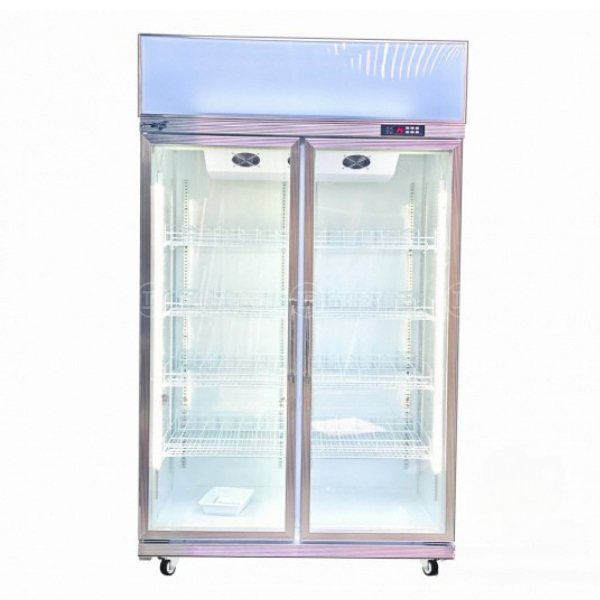 Tủ mát 2 cánh kính cao cấp có quạt lạnh Snow Village LC-1260FA