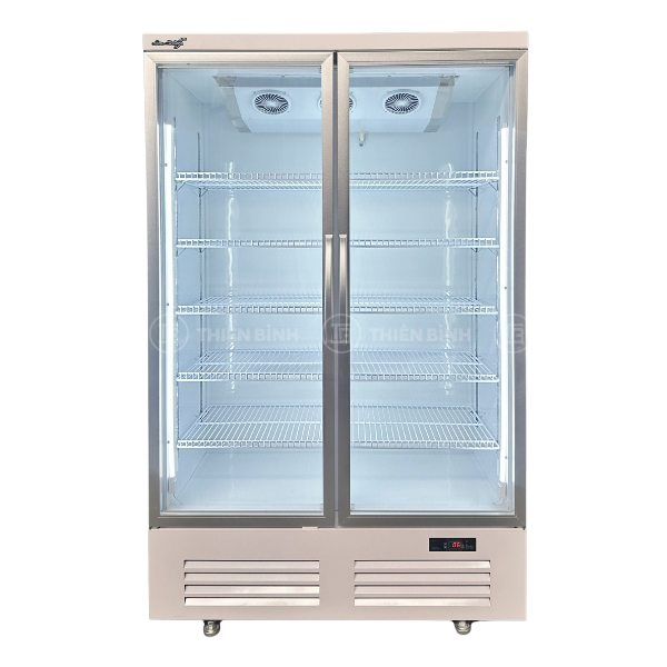 Tủ mát 2 cánh kính có quạt lạnh Snow Village LC-1200XF