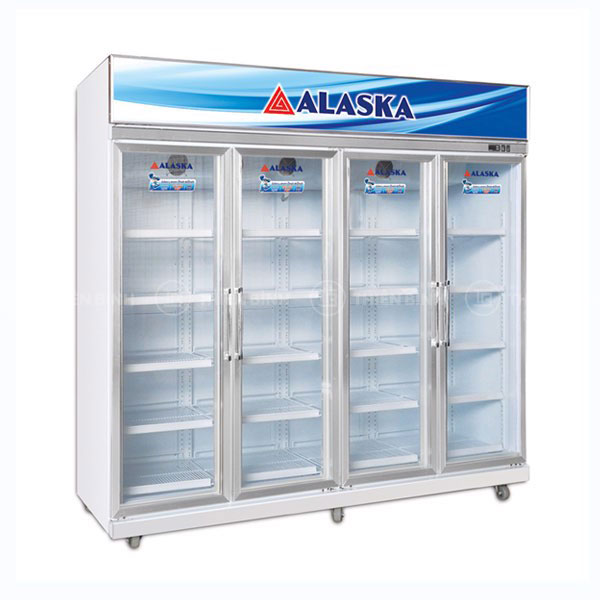 Tủ mát Alaska 4 cánh có sưởi kính SL-24C4