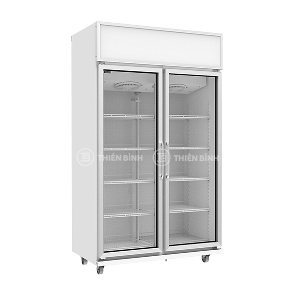 Tủ mát Sanden 2 cánh kính YEM-1105i inverter