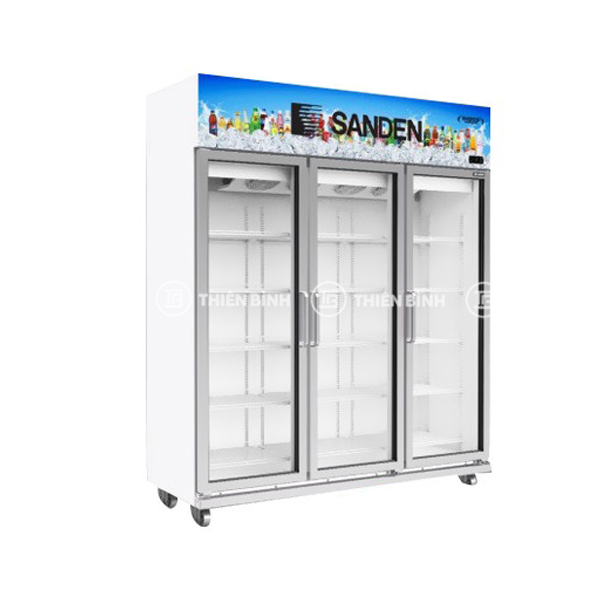 Tủ mát Sanden 3 cánh kính YEM-1605i inverter