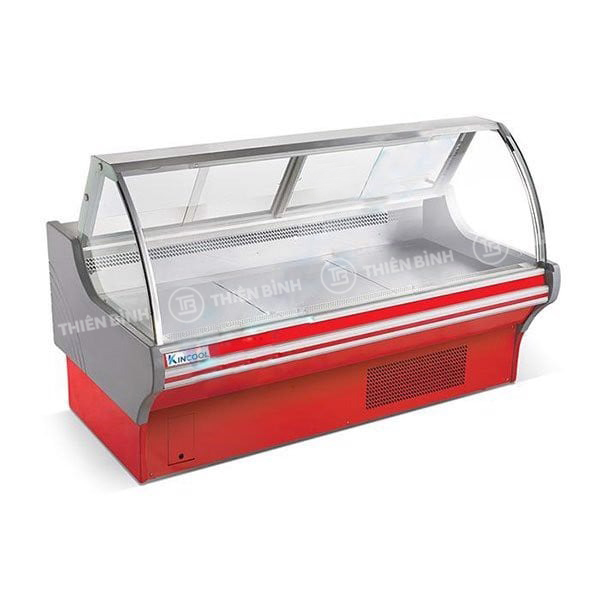 Tủ mát trưng bày thịt cá cửa lùa 2 mặt Kincool KC-2.0PM