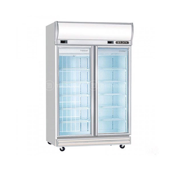 Tủ nửa đông nửa mát 2 cánh kính Berjaya 2D/DCF-SM