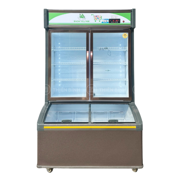 Tủ trưng bày thực phẩm trên mát dưới đông Snow Village LCD-1198