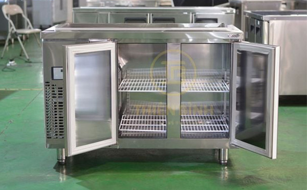 Bàn salad 1m2 Happys HWA-1200S-F 3 Ảnh bàn salad Happys HWA-1200S-F