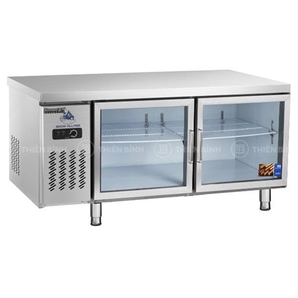 Bàn mát 2 cánh kính 1m2 Snow Village PLO.18L2CBL