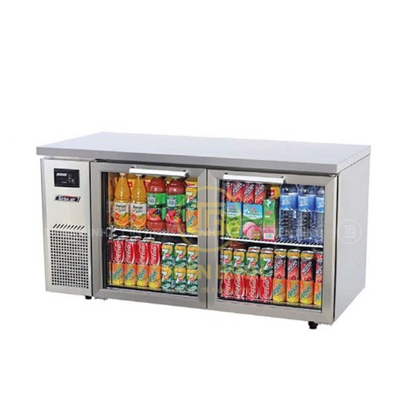 Bàn mát 2 cánh kính 1m5 Turbo Air KGR15-2