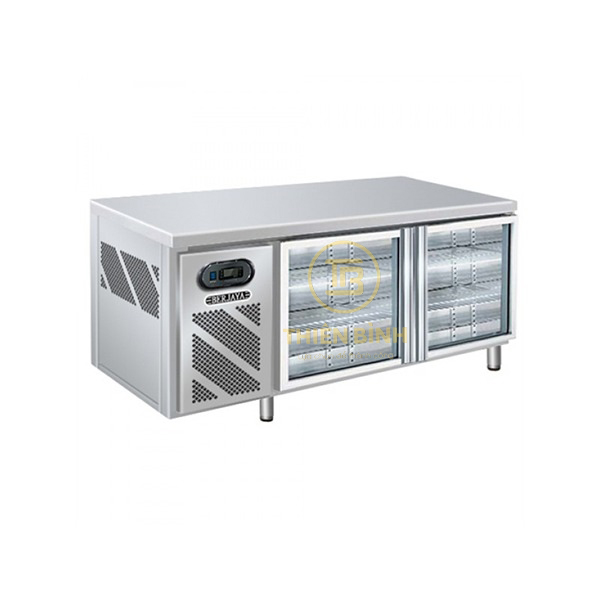 Bàn mát 2 cánh kính Berjaya B2D/C6/600-SM