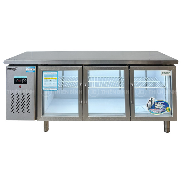 Bàn mát 3 cánh kính 1m8 Snow Village PLO.35L2CBL