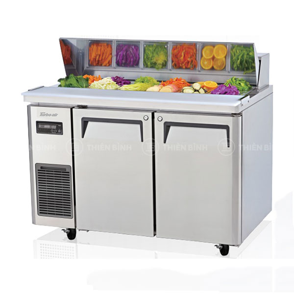 Bàn salad 2 cánh inox Turbo Air KHR12-2