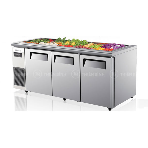 Bàn salad 3 cánh inox Turbo Air KSR18-3