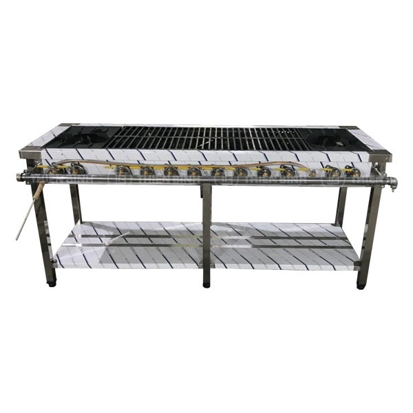 Bếp dàn công nghiệp 2 họng to 8 họng nhỏ