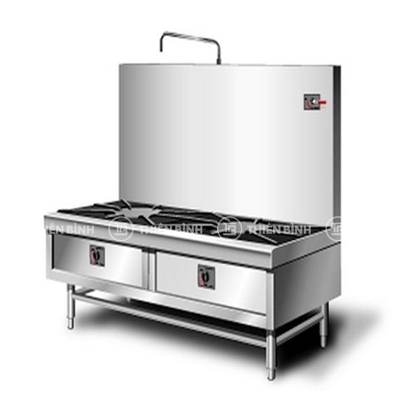 Bếp hầm đôi có vòi nước