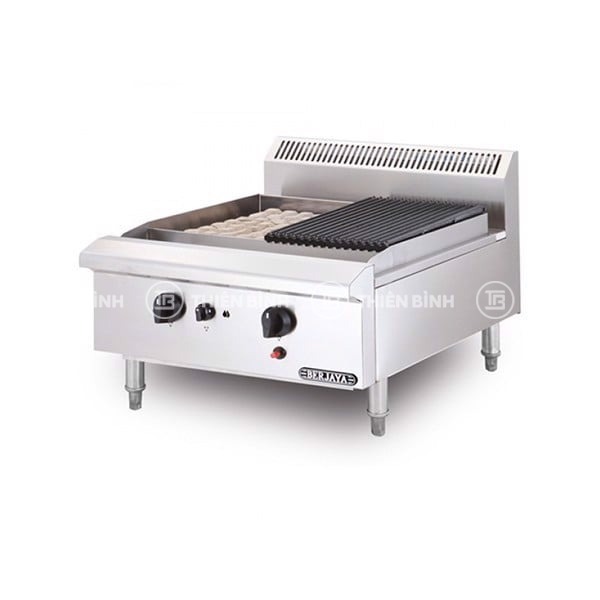 Bếp nướng than đá nhân tạo 2 họng Berjaya CRB2B-17