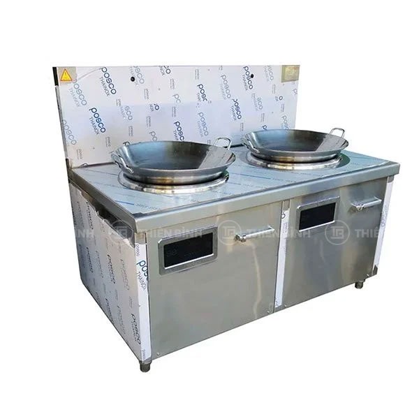 Bếp từ đôi công nghiệp 12kW mặt lõm