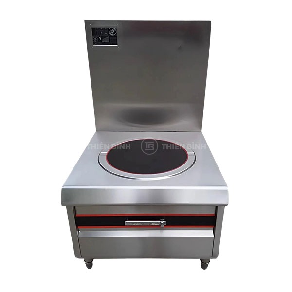 Bếp từ đơn công nghiệp mặt phẳng 15kw phi 400