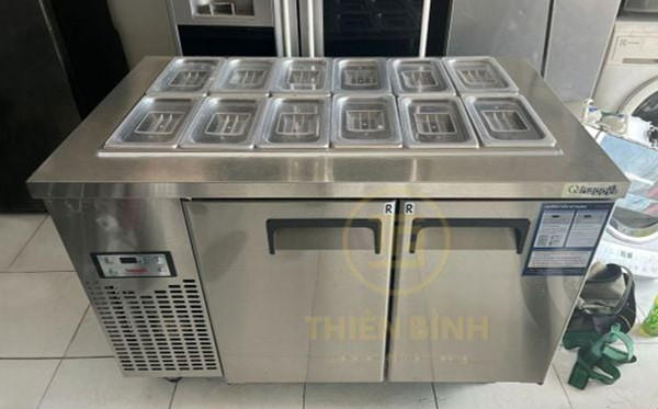 Bàn salad 1m2 Happys HWA-1200S-F 4 Hình ảnh bàn salad 1m2 Happys HWA-1200S-F