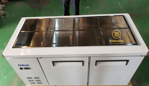 Bàn salad 2 cánh Ferlix FL-2DS5 4 Hình ảnh bàn salad 2 cánh Ferlix FL-2DS5