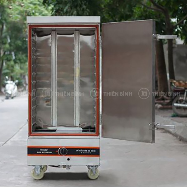 Tủ nấu cơm công nghiệp 10 khay dùng gas TC-G10K 3 Khoang tủ cơm TC-G10K